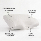 Ergonomický vankúš na podporu krku